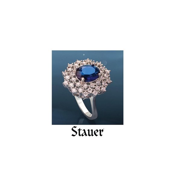 Stauer ENGLISH PRINCESS RING - SIZE 7 - NEW RETAILS FOR 195.00 - Picture 1 of 1